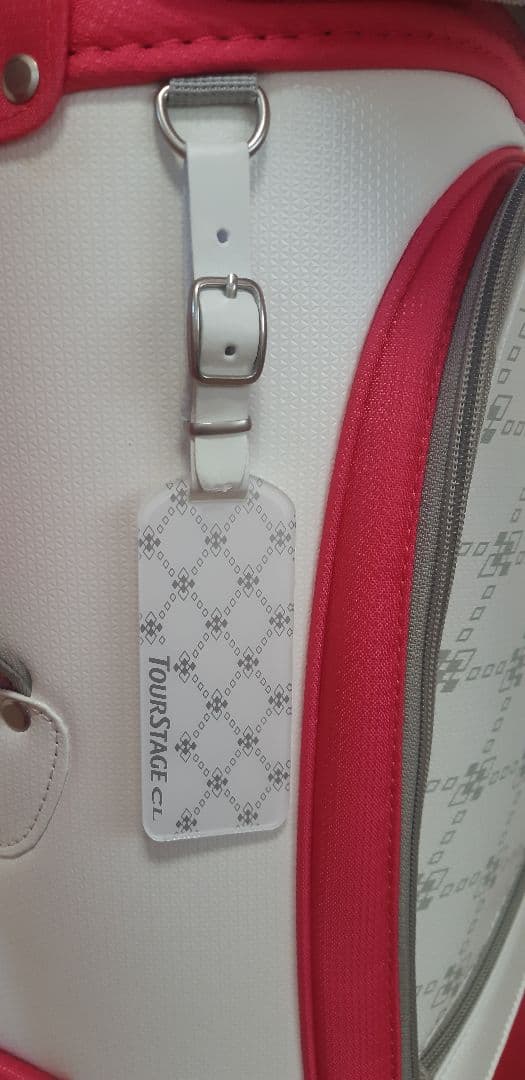 TourStage 軽量キャディバッグ ピンク ホワイト 美品