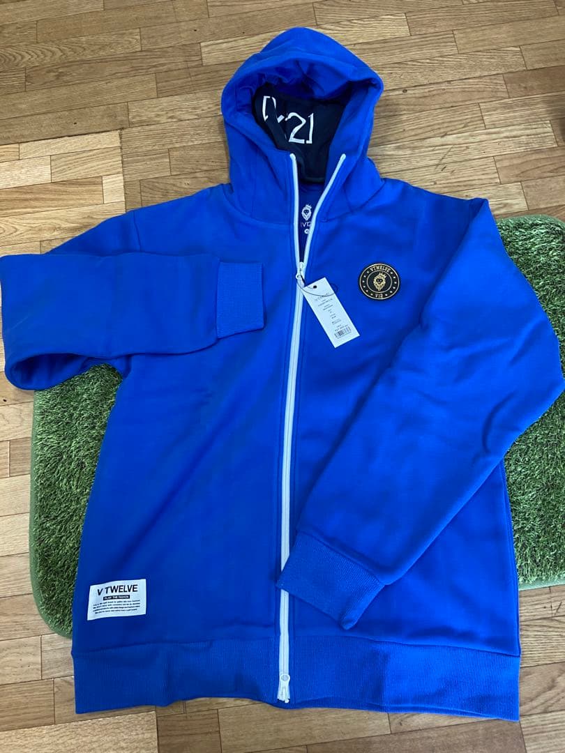 新品正規品【V12/XL】NECKPARKA ネックウォーマー内臓パーカー裏起毛