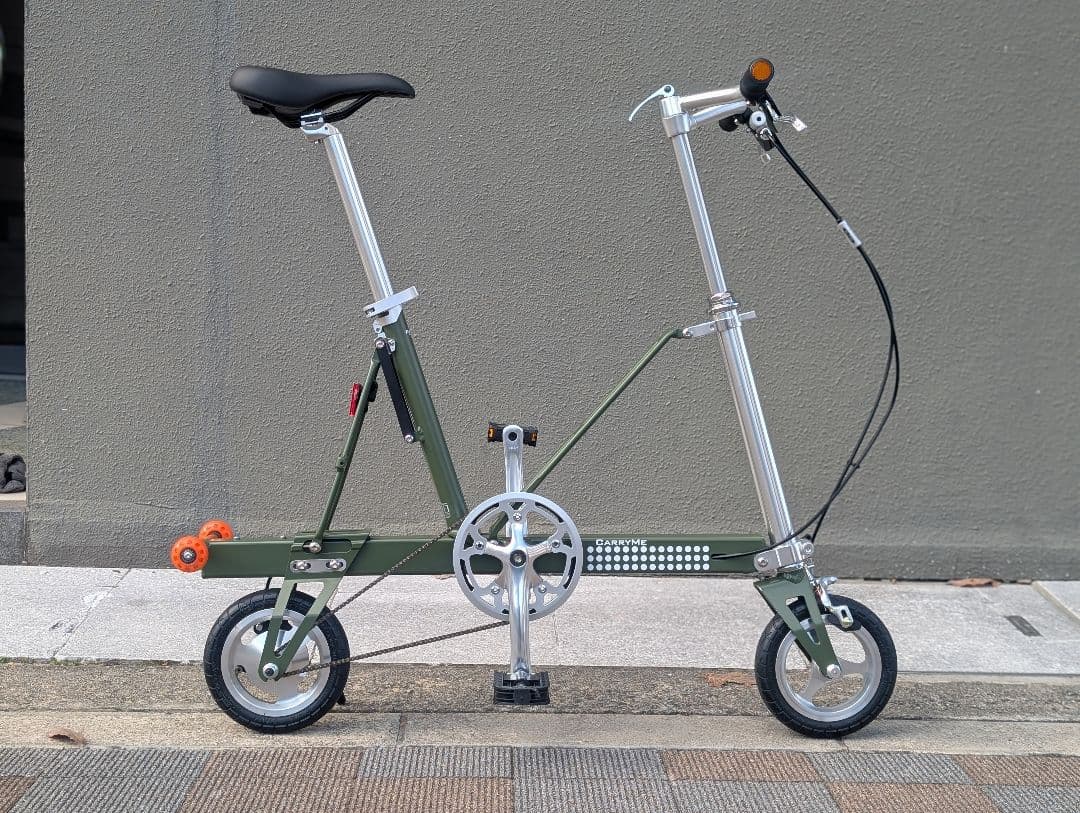 Carry Me(キャリーミー)／フォールディングバイク／マッドオリーブグリーン