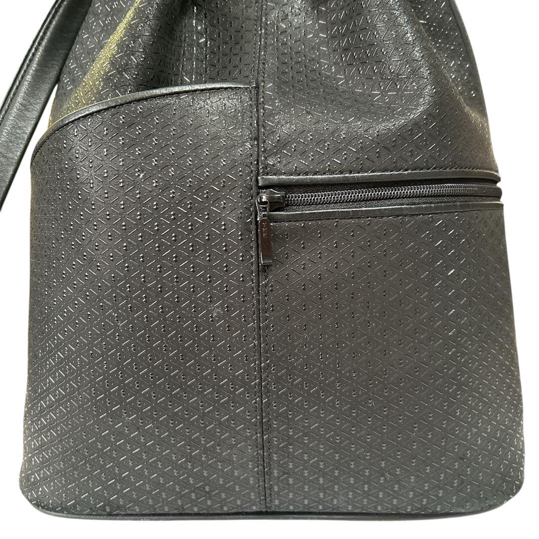 ✨AMO✨印傳屋 ショルダーバッグ 巾着 2way ハンドバッグ 本革