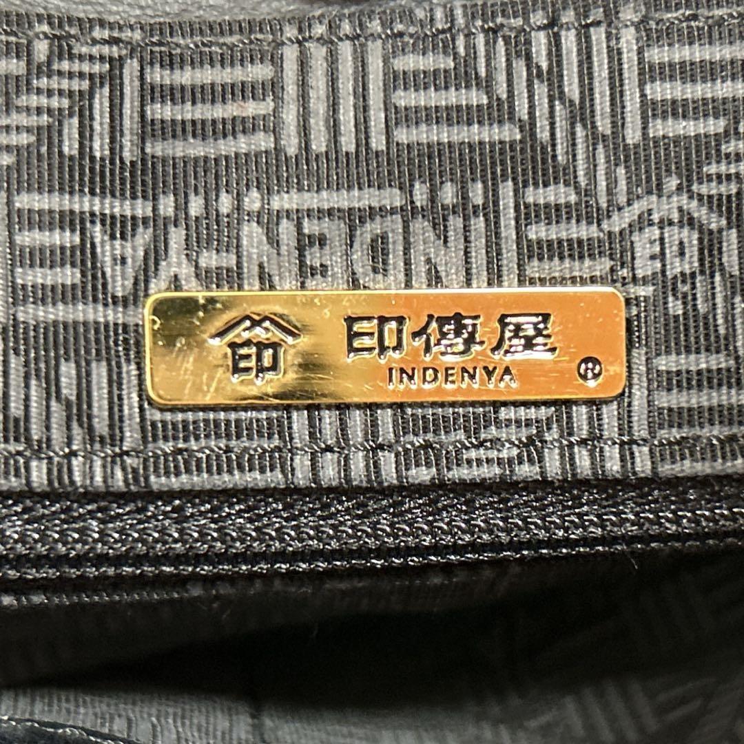 ✨AMO✨印傳屋 ショルダーバッグ 巾着 2way ハンドバッグ 本革