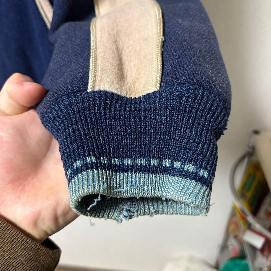 50s ヴィンテージ　スタジャン　ウール　ロカビリー　ファラオジャケット