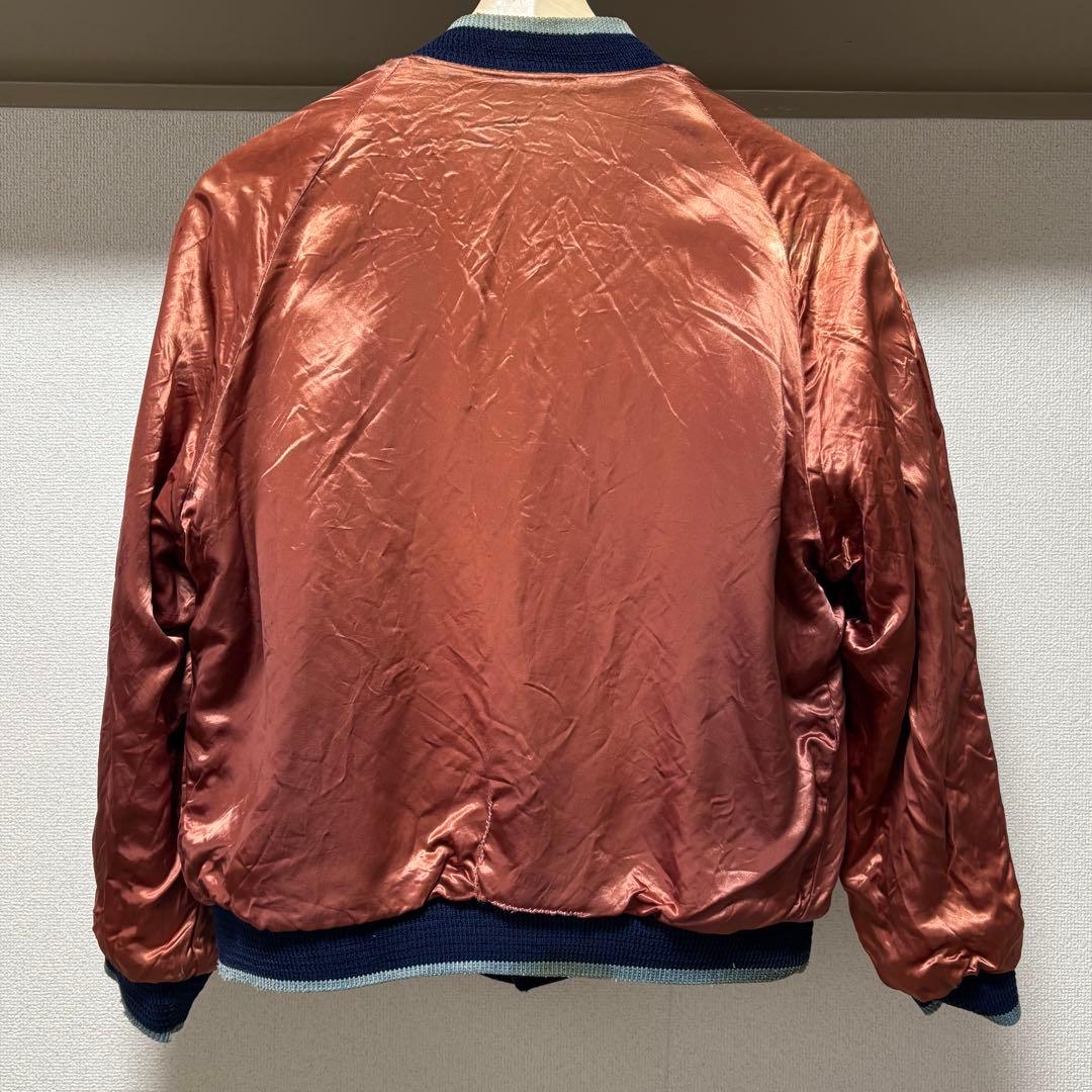 50s ヴィンテージ　スタジャン　ウール　ロカビリー　ファラオジャケット