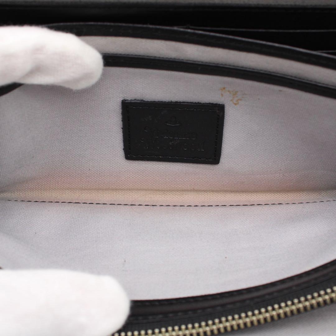 【美品】VivienneWestwood クロコ型押し がま口財布 長財布