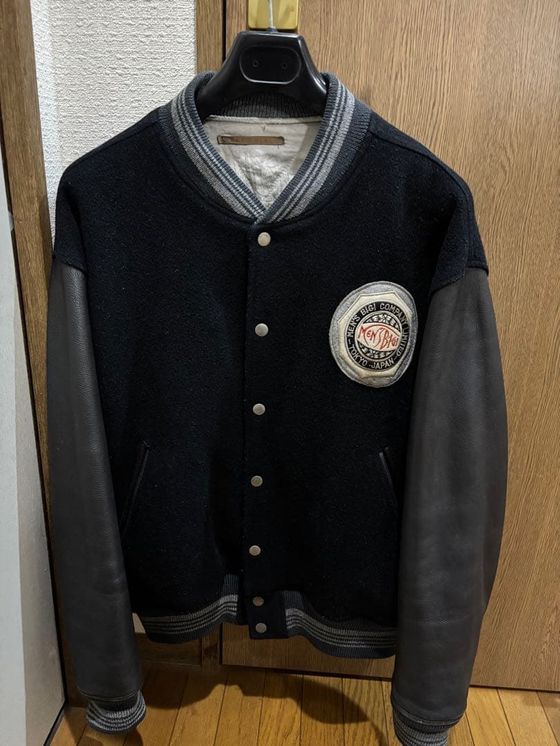 美品　MEN’S BIGI 1985年　限定　スタジャン　黒　L ビンテージ