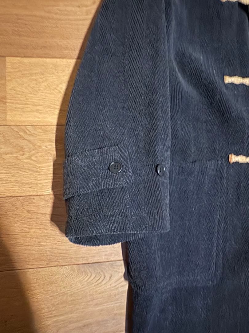 GLOVERALL グローバーオール　ヘリンボーン　ダッフル　チャコールグレー