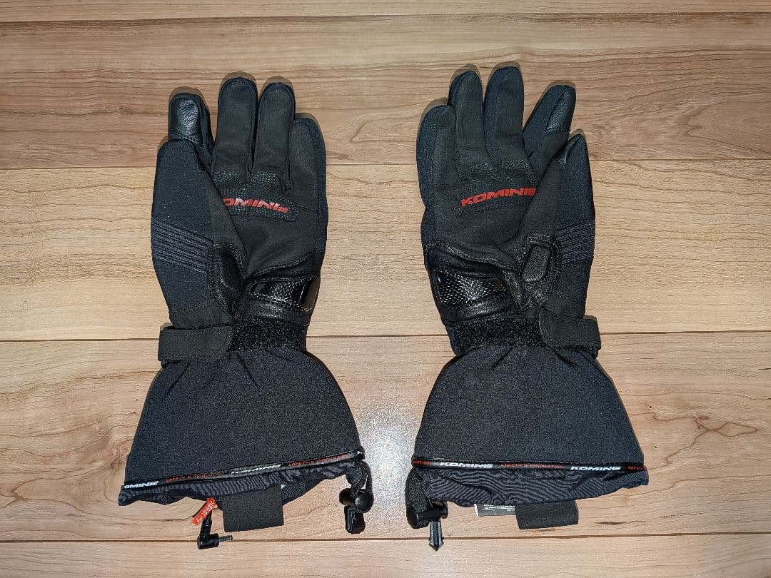 コミネ 電熱グローブ GK-804 Lサイズ、シガーケーブル、7.4Vバッテリー