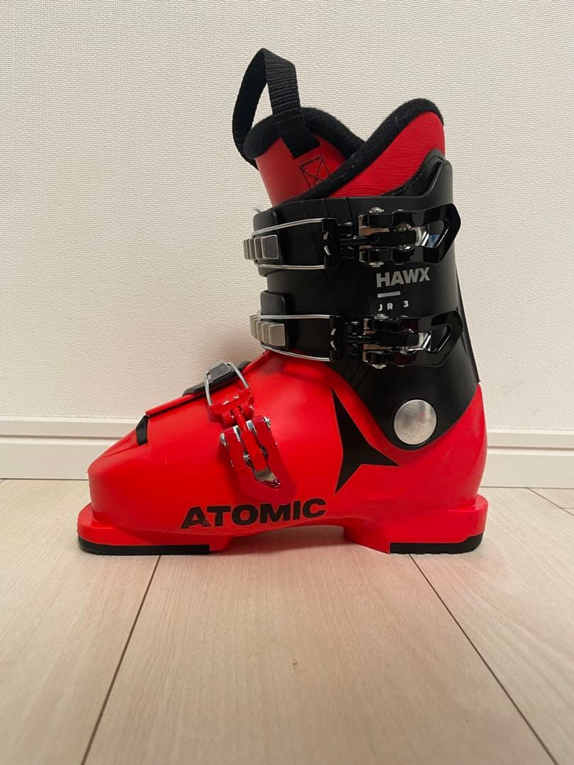 ATOMIC 子ども用スキーブーツ レッド　 サイズ21/21.5