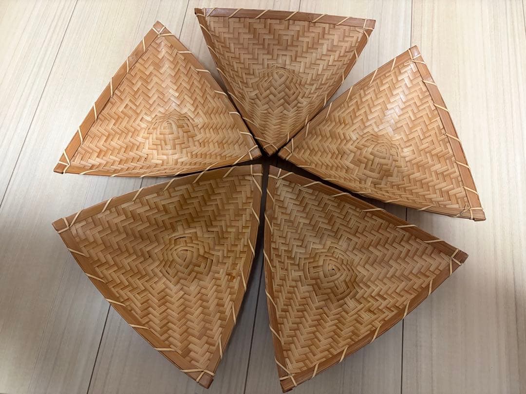 D*e様 竹三角盛篭 5点セット