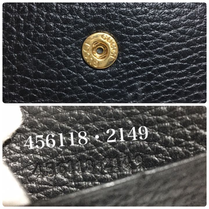 ✨美品✨GUCCI グッチ マーモント キーケー6連 ブラック 即購入大歓迎❣️