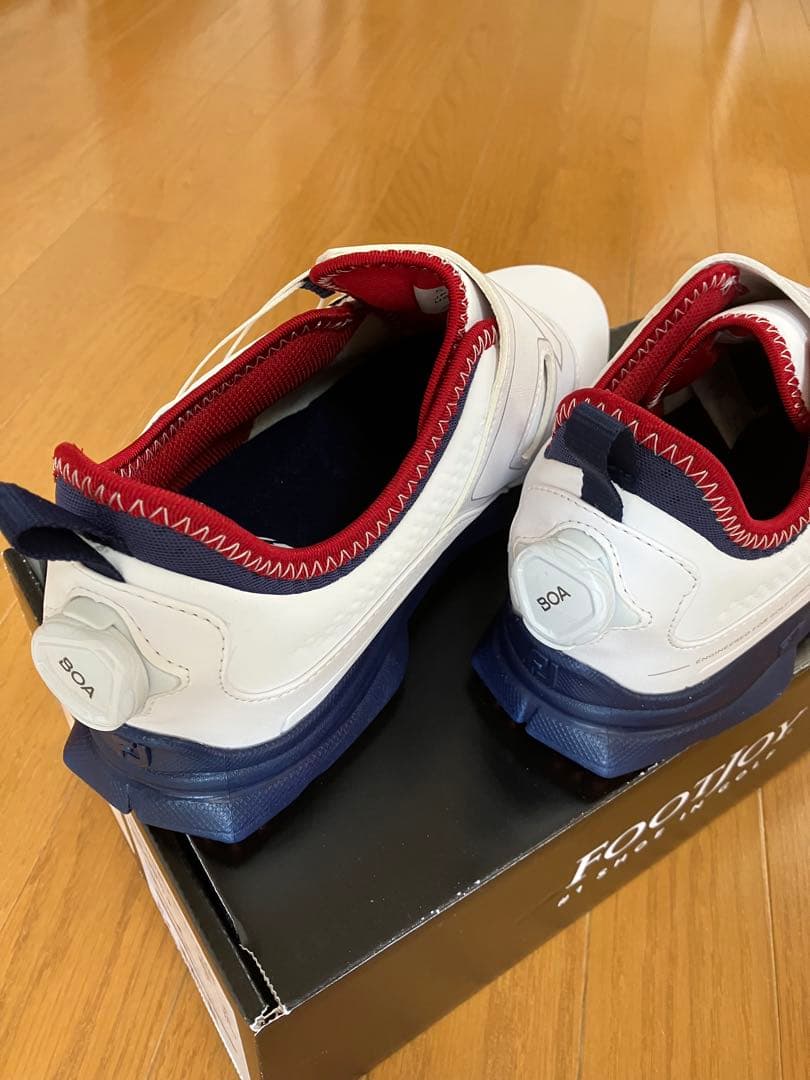 FOOTJOY ゴルフシューズ ホワイト/ネイビー/レッド