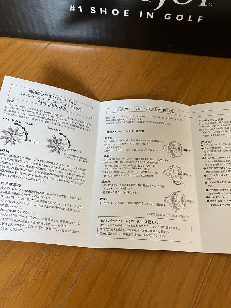 FOOTJOY ゴルフシューズ ホワイト/ネイビー/レッド