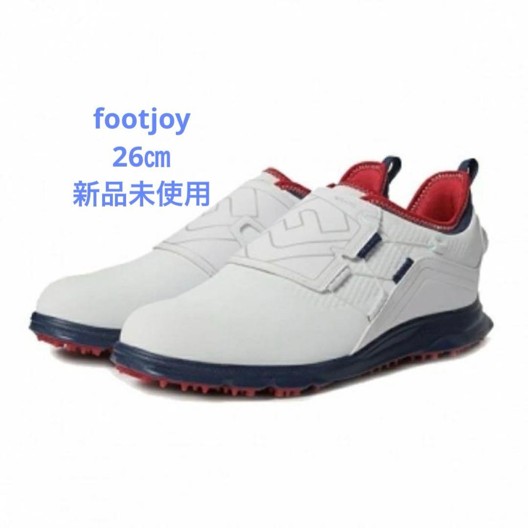 FOOTJOY ゴルフシューズ ホワイト/ネイビー/レッド