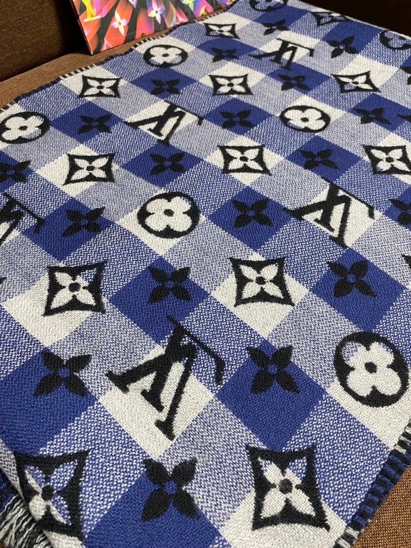 ルイヴィトン　マフラー　エシャルプ　ダミエ 3D M76571