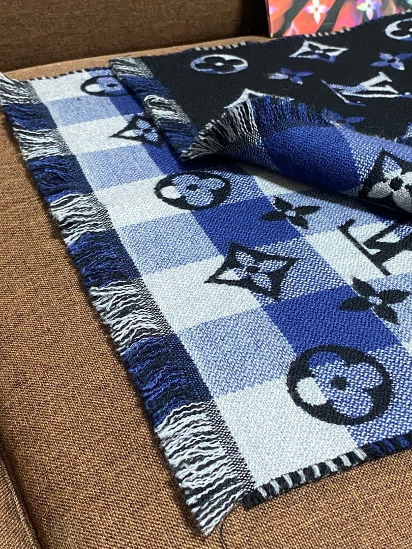 ルイヴィトン　マフラー　エシャルプ　ダミエ 3D M76571