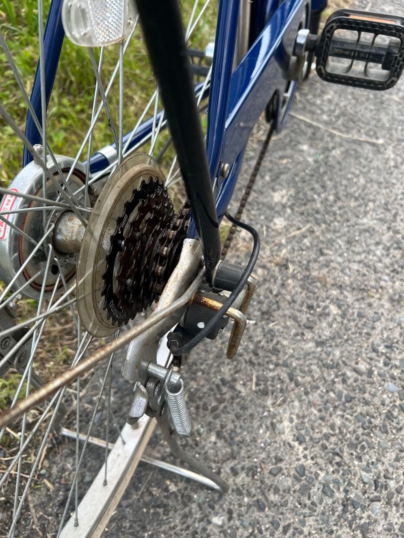 発送不可名古屋市内お届け無料27インチシティサイクル6段変速ママチャリ自転車