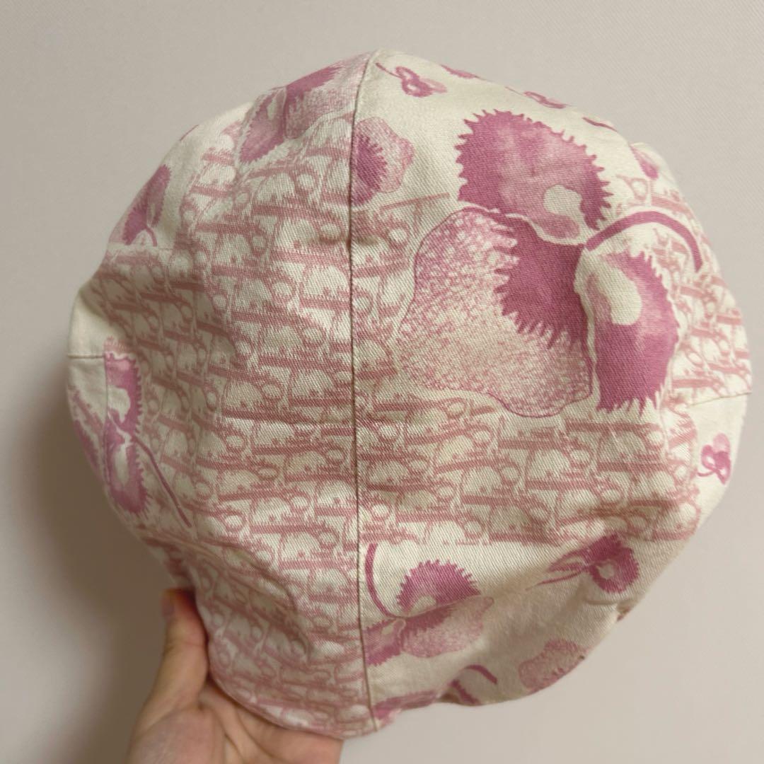 Christian Dior ハンチング帽子 58 トロッターピンク