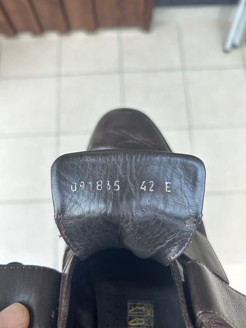 グッチ　シューズ　ビジネス　靴　トムフォード期　GG柄　メンズ42