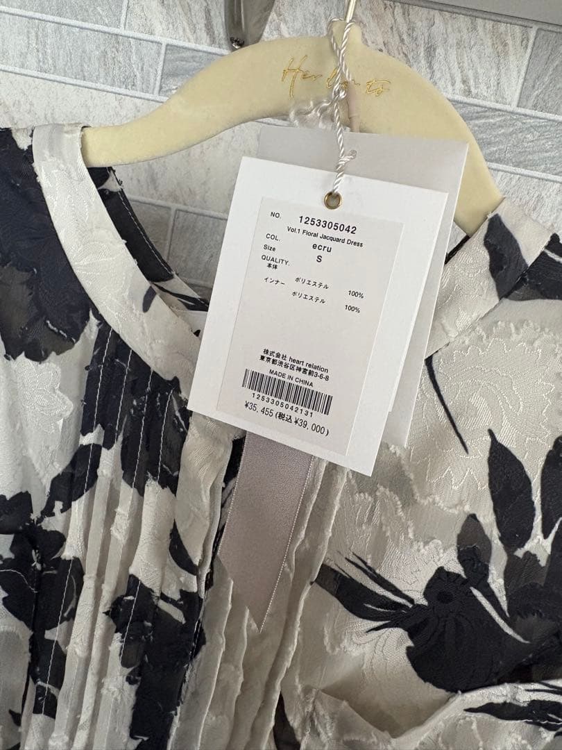 ワンピース Vol.1 Floral Jacquard Dress