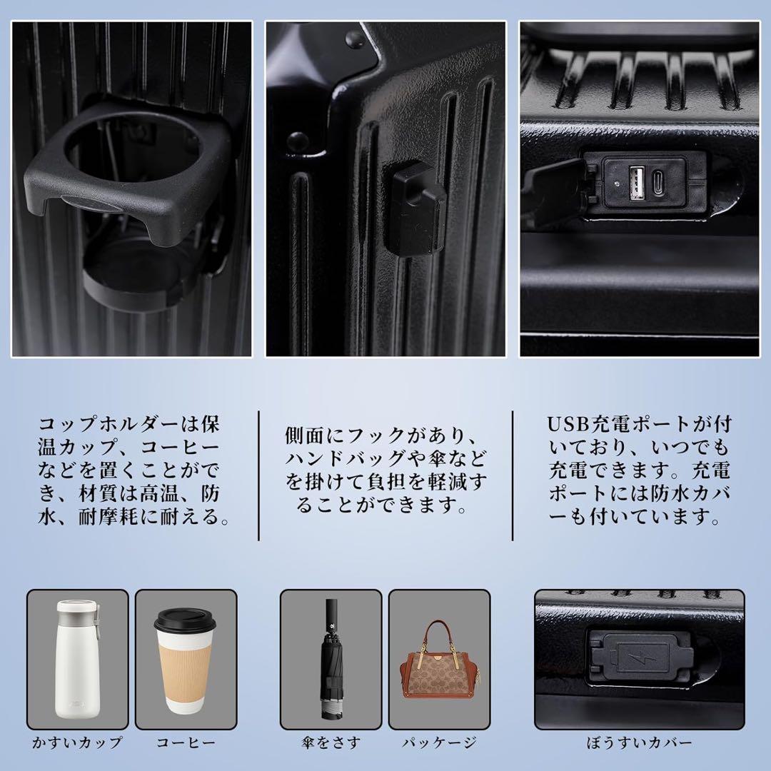 超人気✨️ 大容量 キャリーバッグ 5輪キャスター ダイヤルロック スーツケース