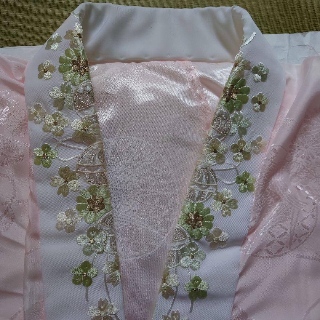 e*o様 値下げしました。振袖 紫色 花柄、衿芯付き長襦袢、高級帯と帯締め、帯揚