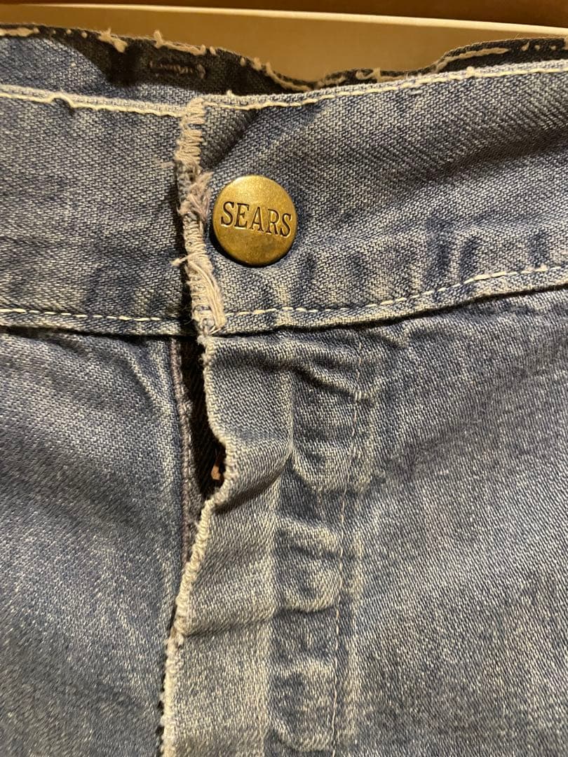 60s sear ペインターパンツ　デニム　ペインターパンツ　ヴィンテージ