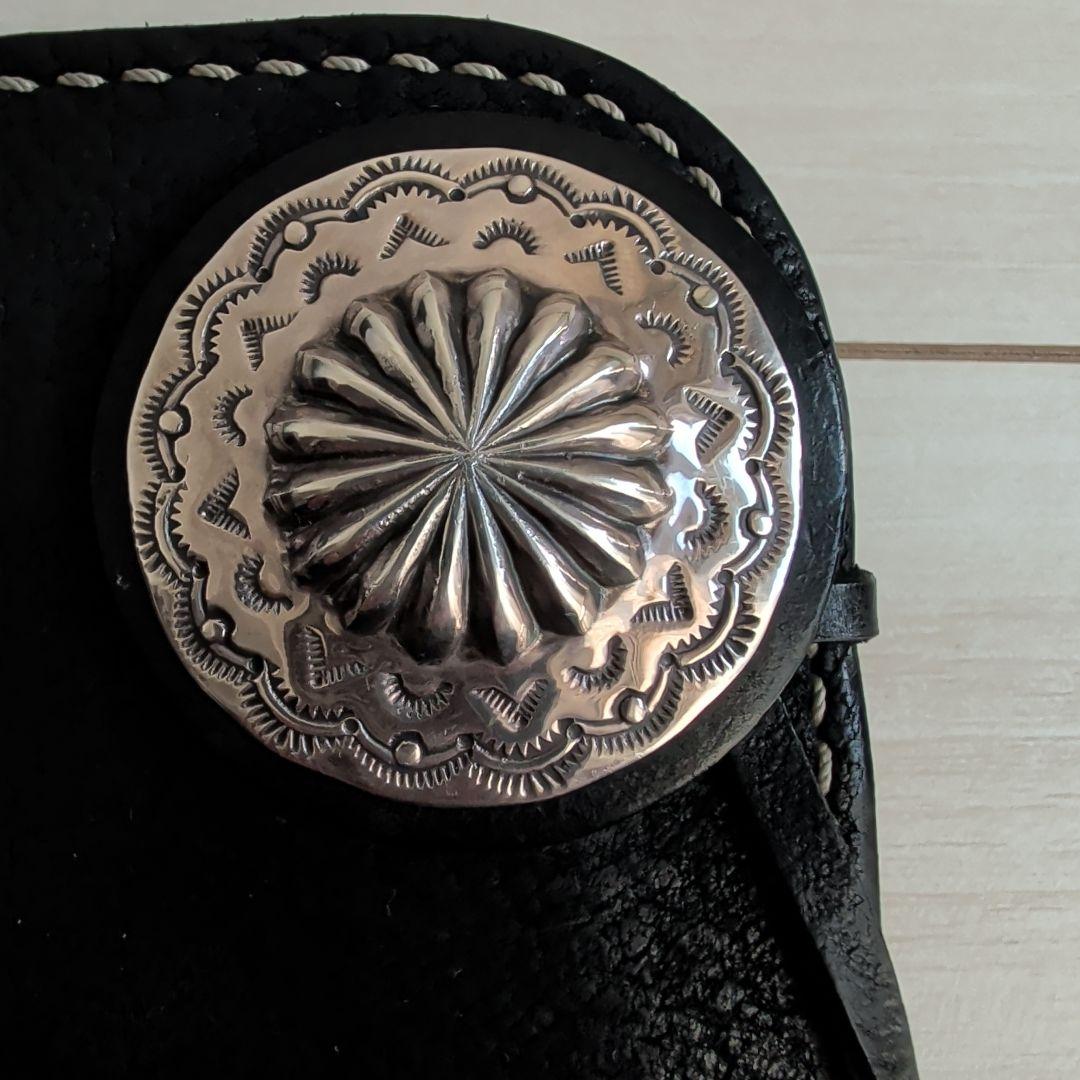 ラッキージョン　オールレザーウォレットM5-DT-BLK-A