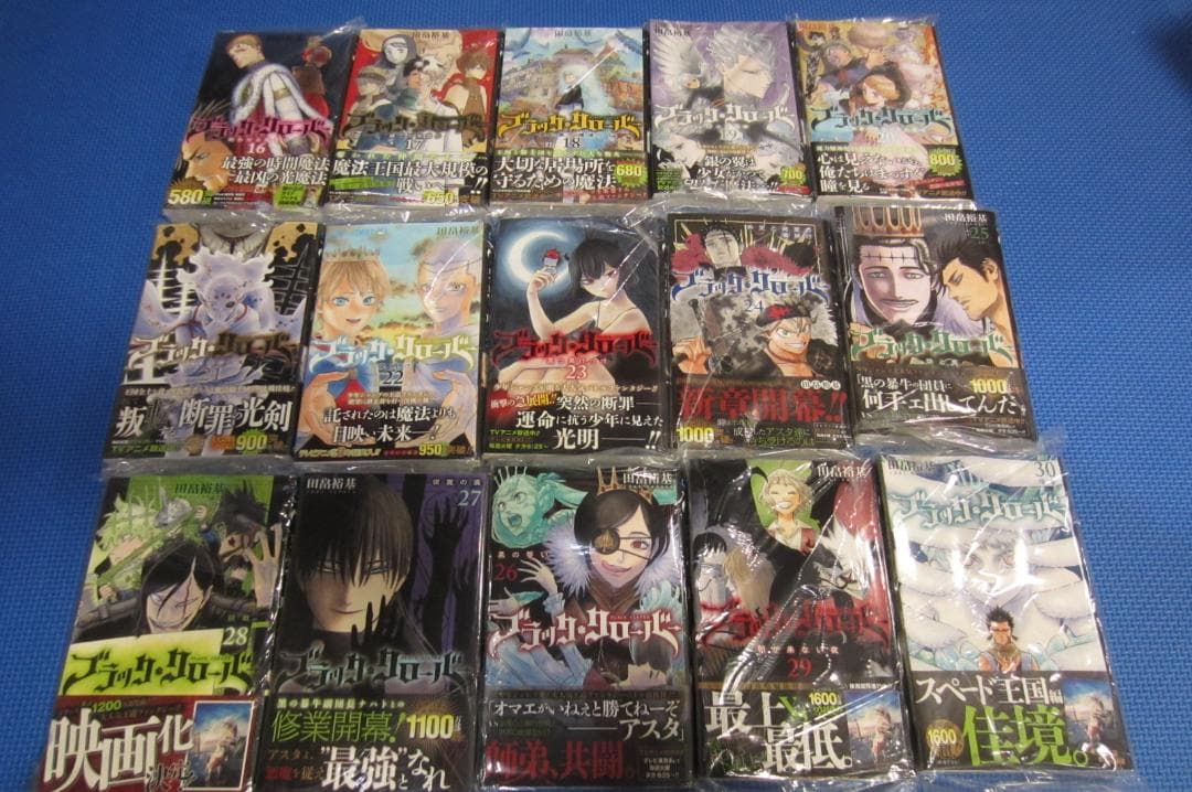 【全巻初版帯付き】ブラッククローバー 　BLACKCLOVER 1～37巻セット