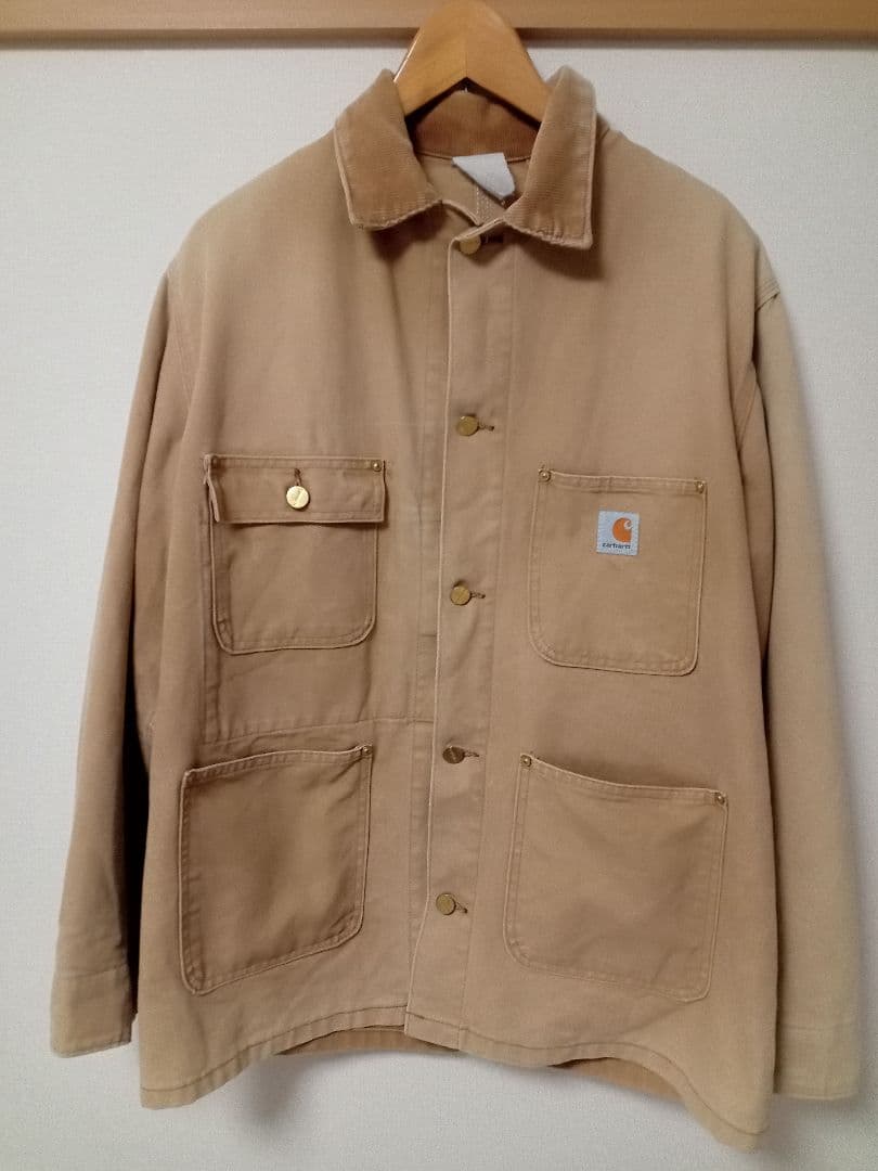 Carhartt カバーオール　カラー：ベージュ　サイズМ