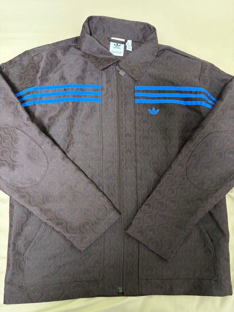 【しぶ】アディダス　オリジナルス　70s クラブジャケット　L ブラウン