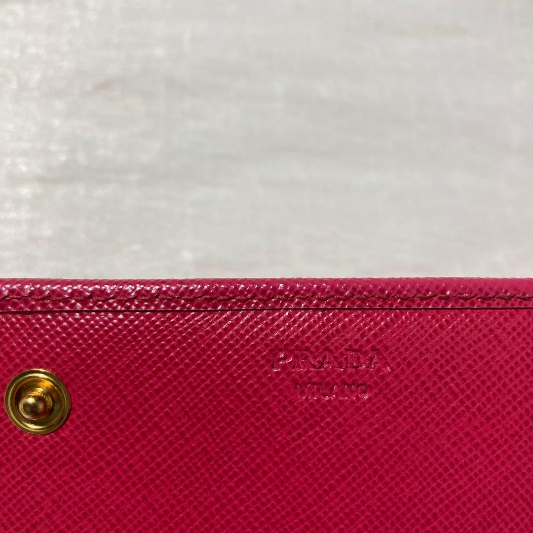 ラストセール　美品　PRADA プラダ　長財布　ロングウォレット　サフィアーノ