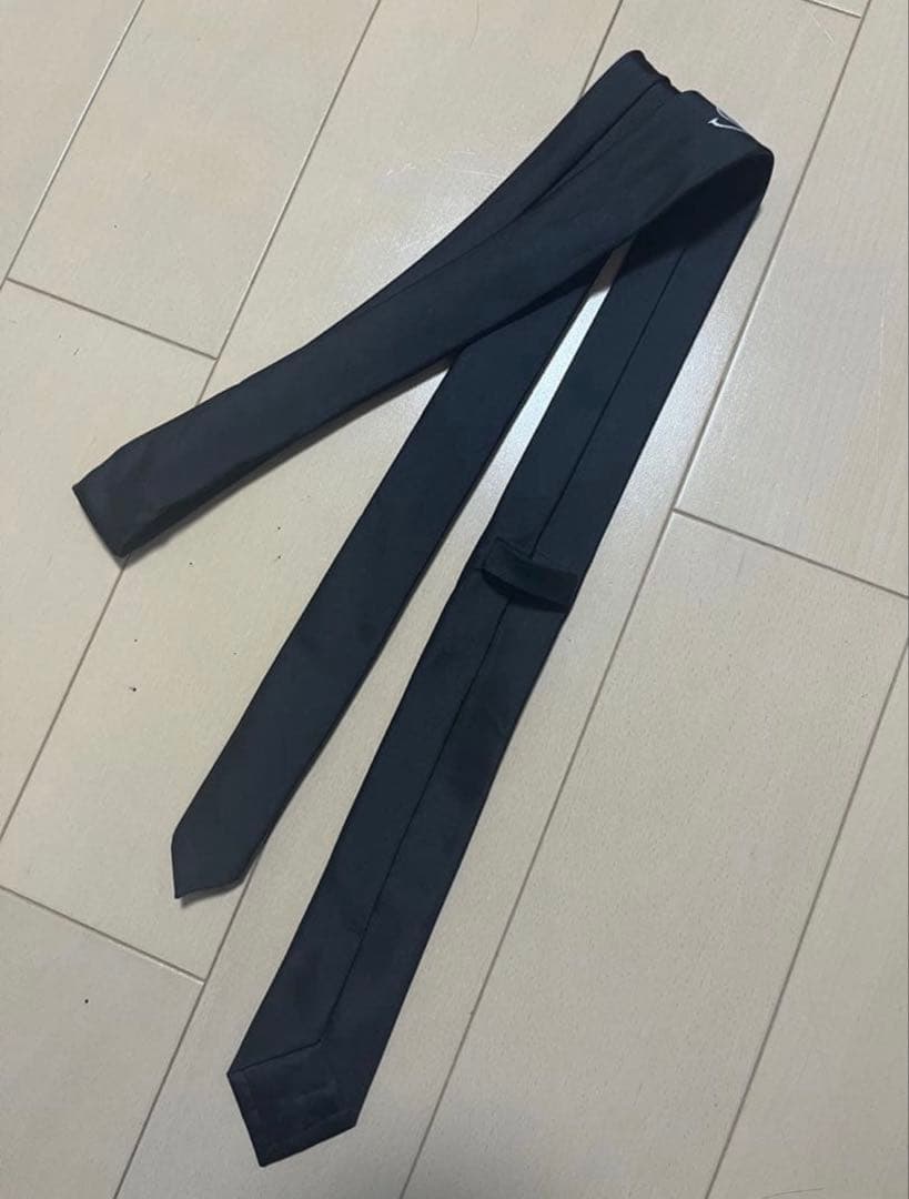 Stussy ロゴ入り ブラックネクタイ 値引き交渉可