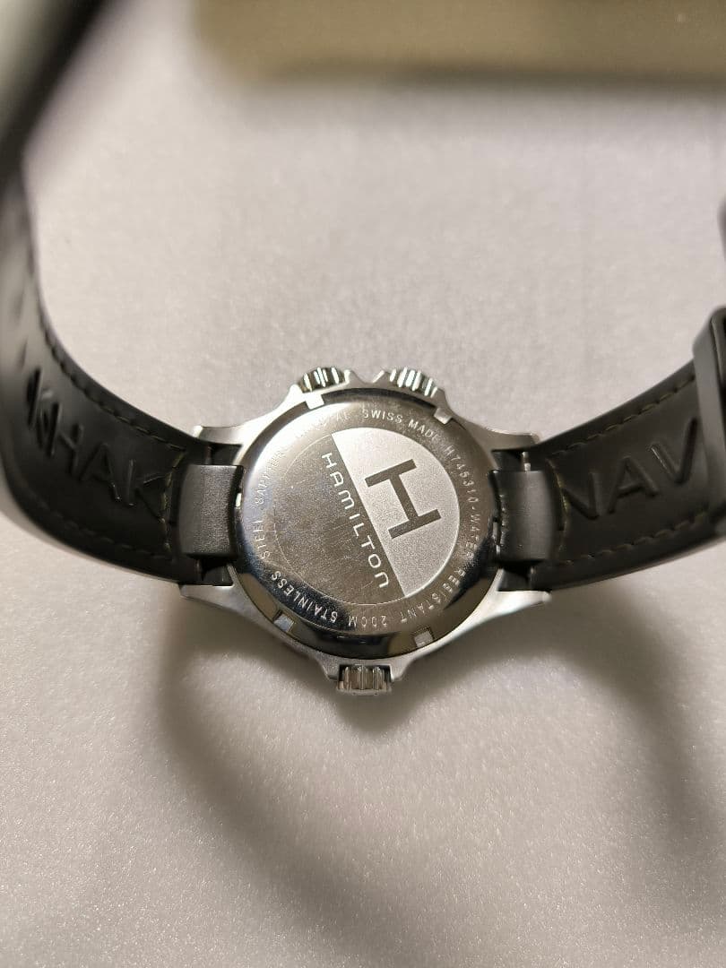 ハミルトン　メンズ　ダイバーズウォッチ カーキネイビー　GMT