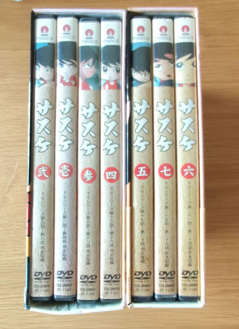 サスケ DVDBOX1+2　TVシリーズ 7枚セット　全29話収録