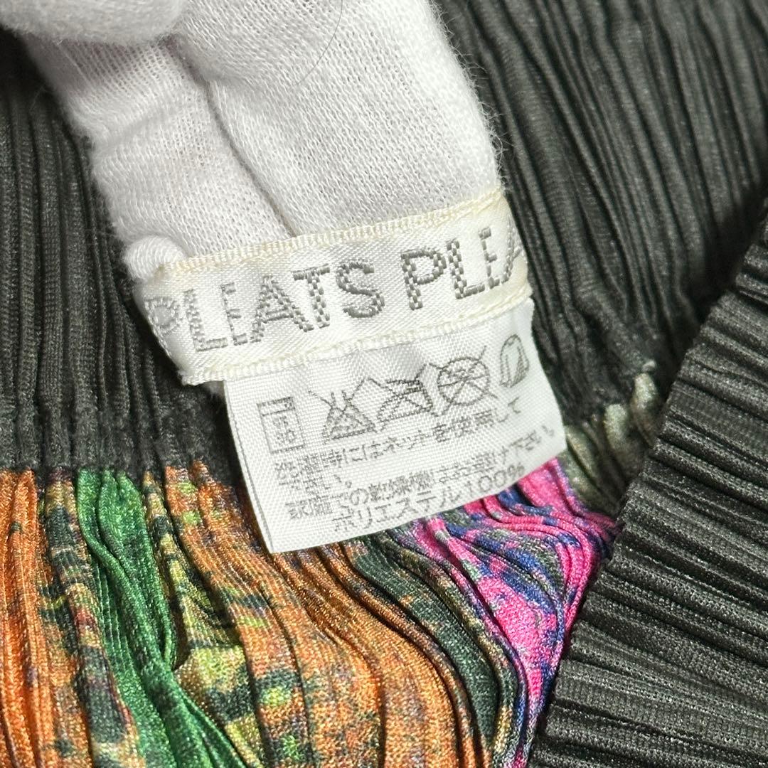 ISSEY MIYAKE PLATS PLEASE マルチカラースカート 5
