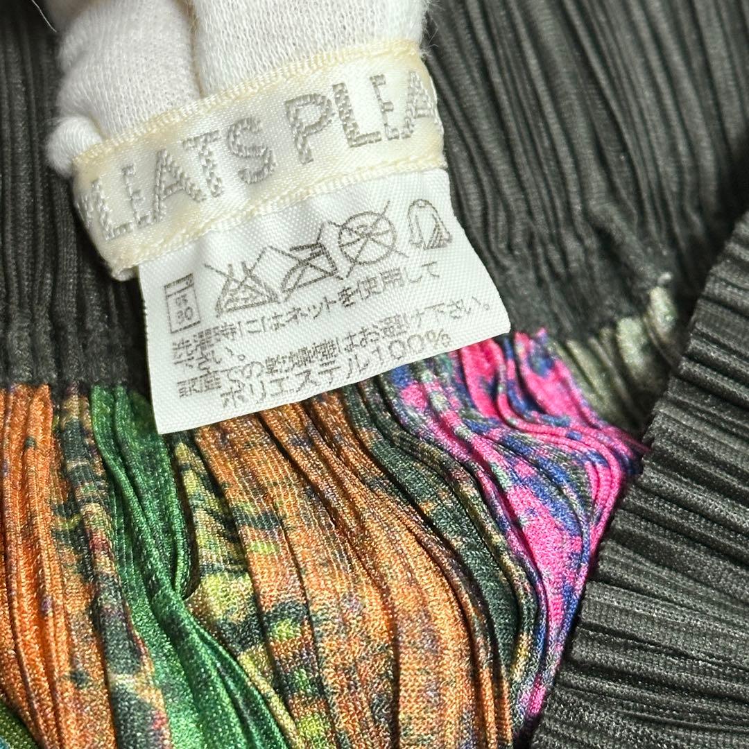 ISSEY MIYAKE PLATS PLEASE マルチカラースカート 5