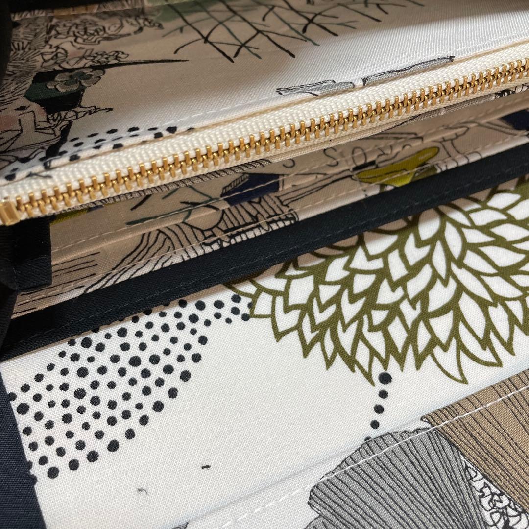 長財布　やりくり財布　ハンドメイド　廃盤レア生地