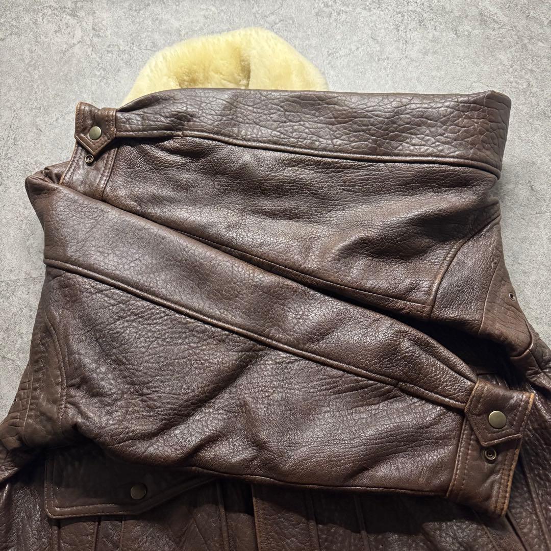 【90s vintage】フライトジャケット　G-1 A-2 シープスキン　短丈