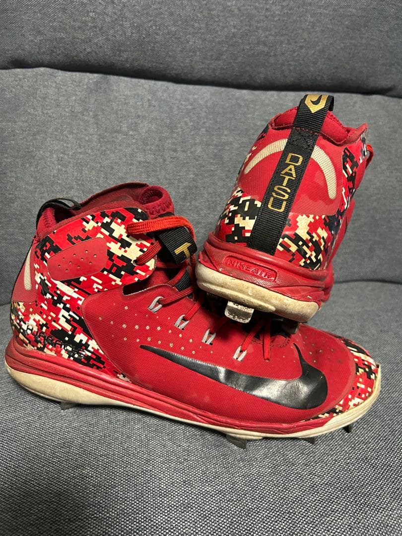 NIKE IDスパイクレッド/カモフラージュ 金具 25cm MID オーダー