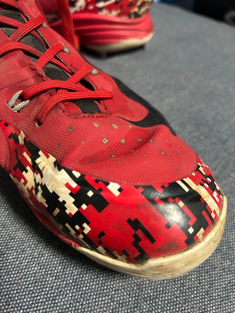 NIKE IDスパイクレッド/カモフラージュ 金具 25cm MID オーダー