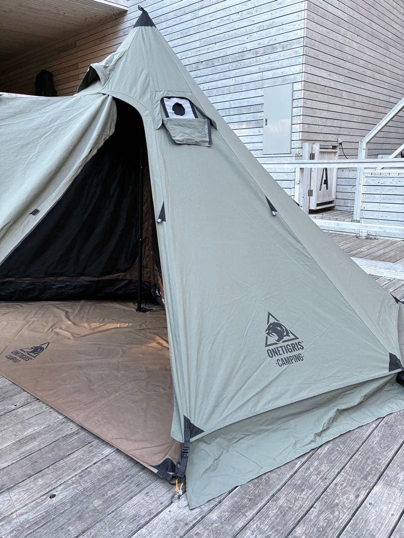 【美品】ONETIGRIS Northgaze TC テント アーミーグリーン
