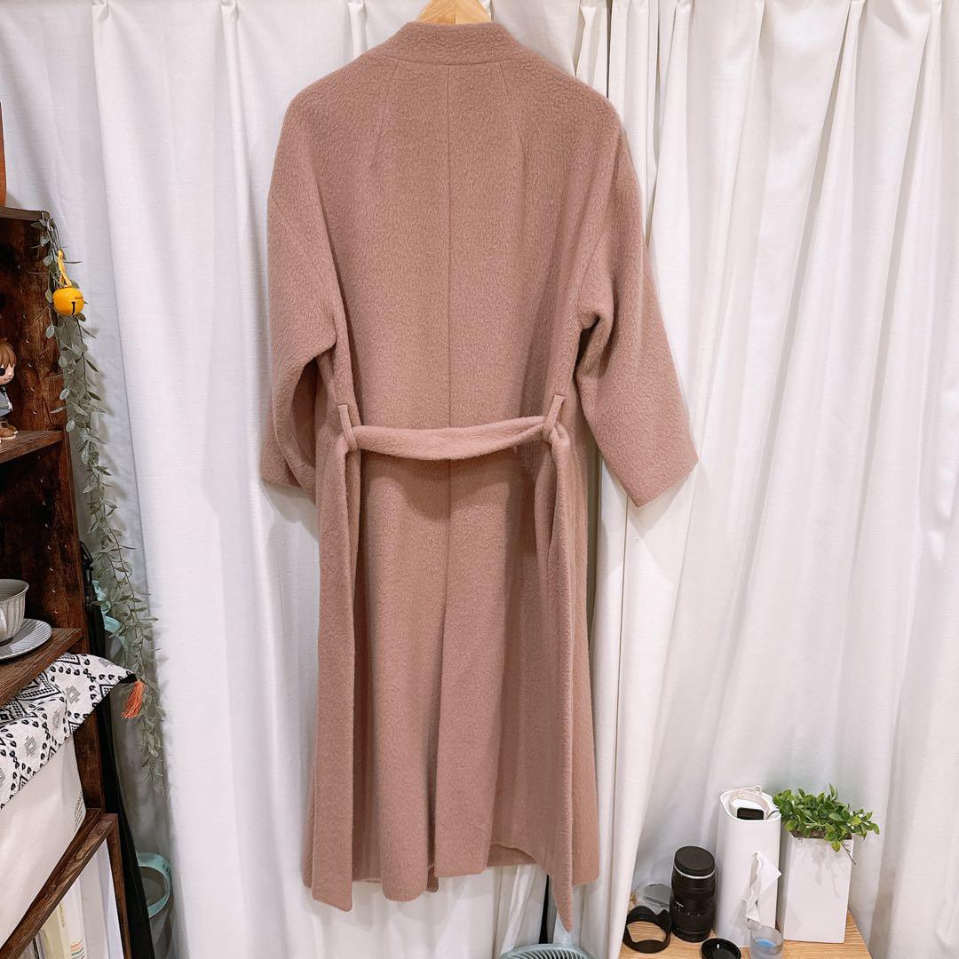 【美品】ウィムガゼット モヘアシャギー ロングガウンコート 大草直子さん監修