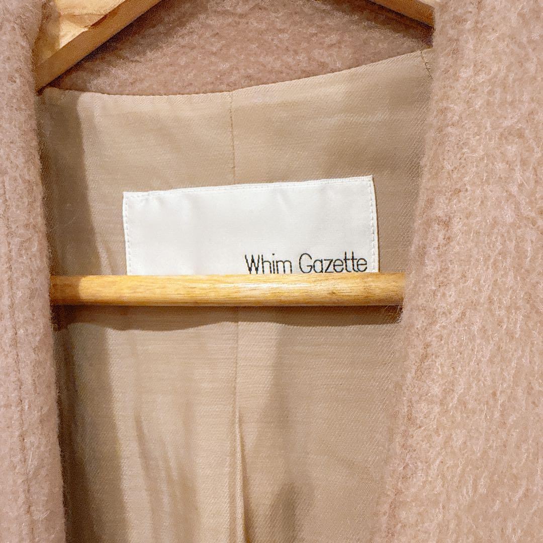 【美品】ウィムガゼット モヘアシャギー ロングガウンコート 大草直子さん監修