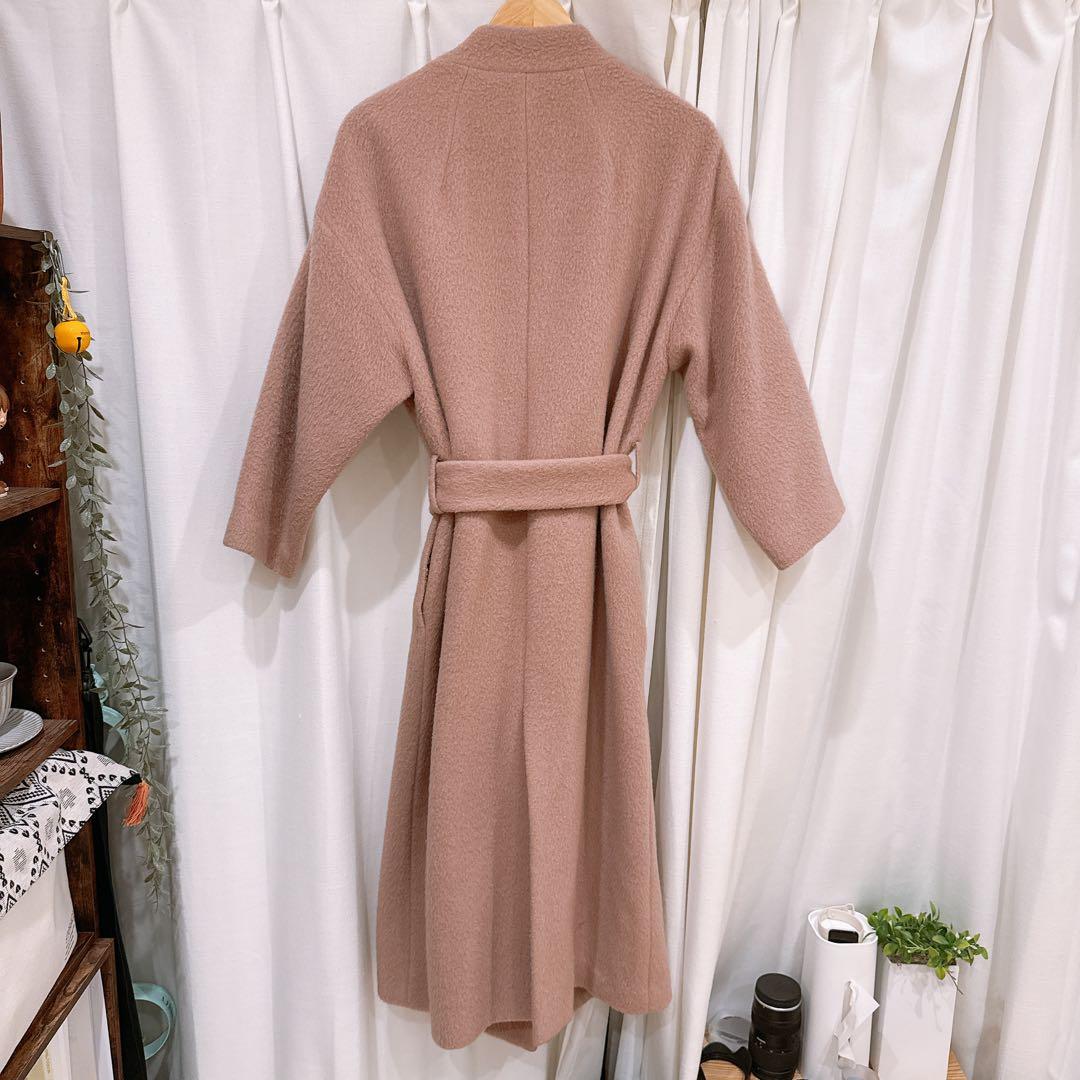 【美品】ウィムガゼット モヘアシャギー ロングガウンコート 大草直子さん監修