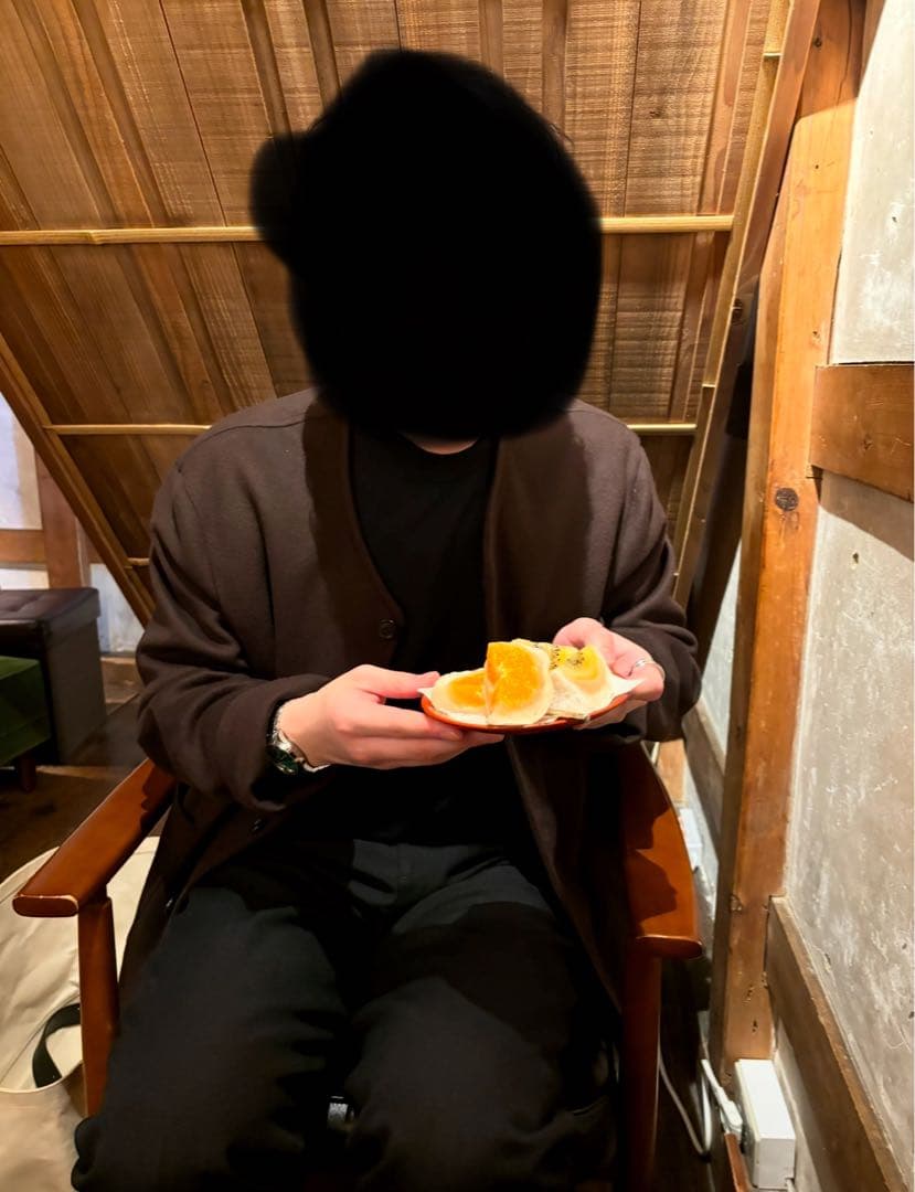 MAISON et VOYAGE カシミア ノーカラーブルゾン