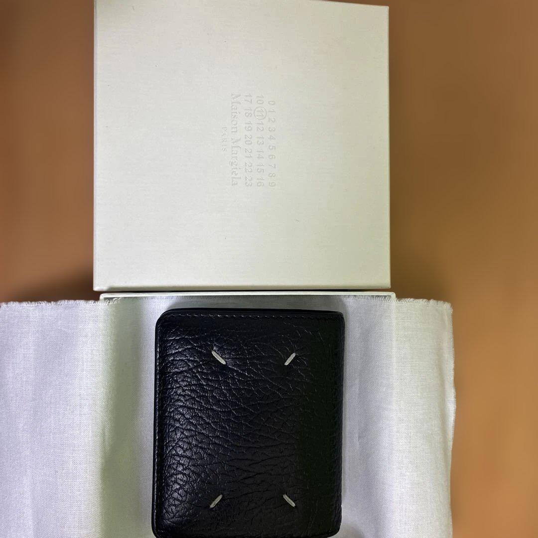 マルジェラ　4ステッチ　二つ折り　ミニウォレット　財布