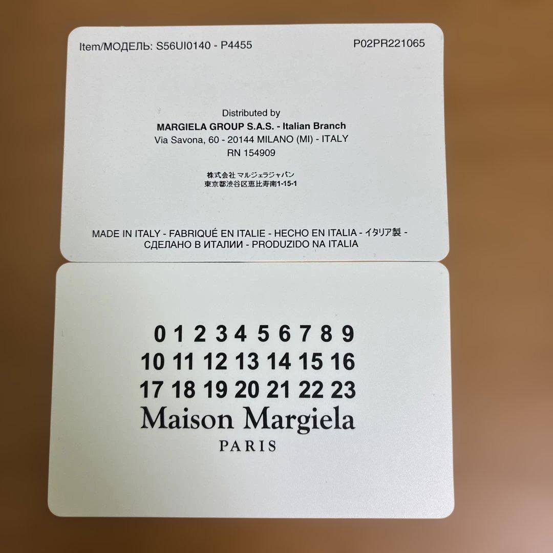 マルジェラ　4ステッチ　二つ折り　ミニウォレット　財布