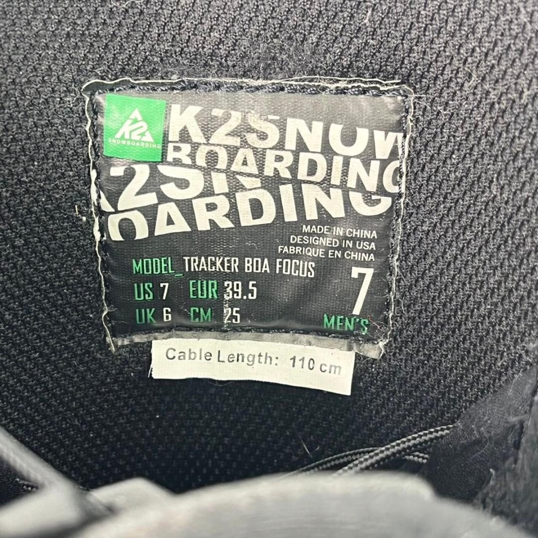 K2 TRACKER ダブルボア BOA スノーボード ブーツ 25cm