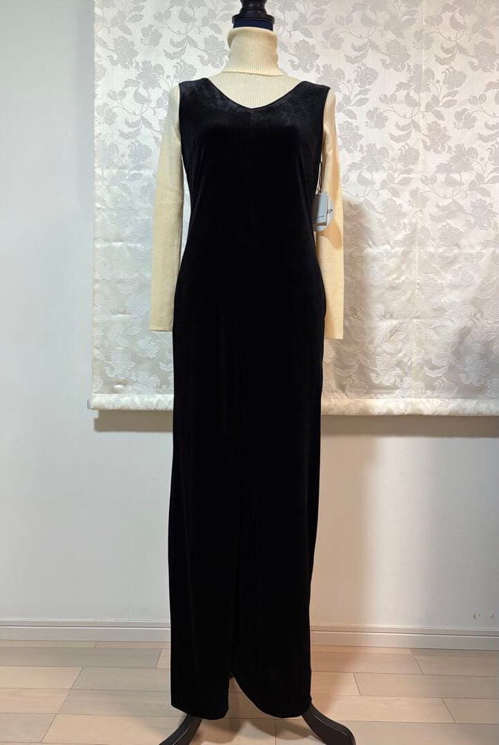 【未使用・タグ付】アダムエロぺ　ベロア サロペット　オールインワン