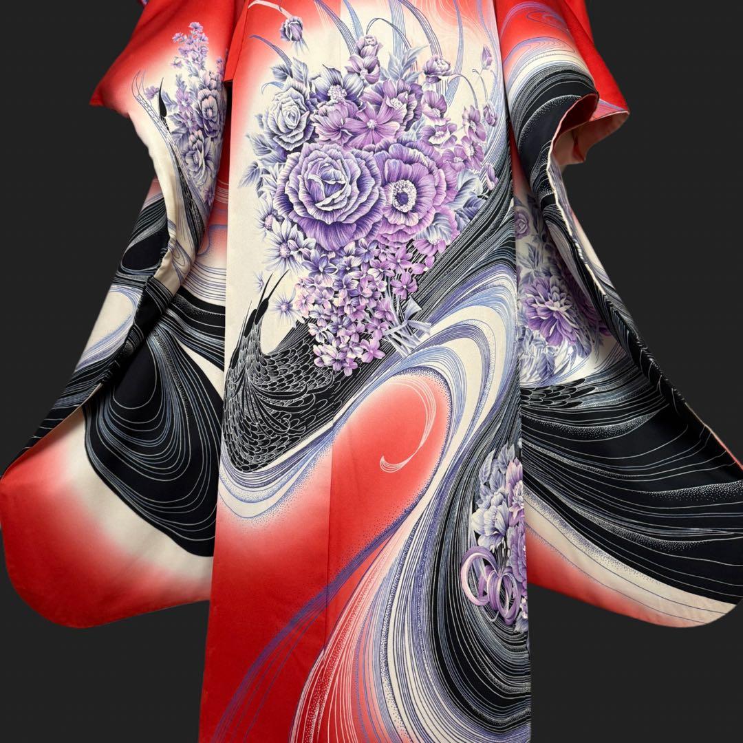 作家物　振袖６点セット　トールサイズ　モダンコーディネート　159〜169